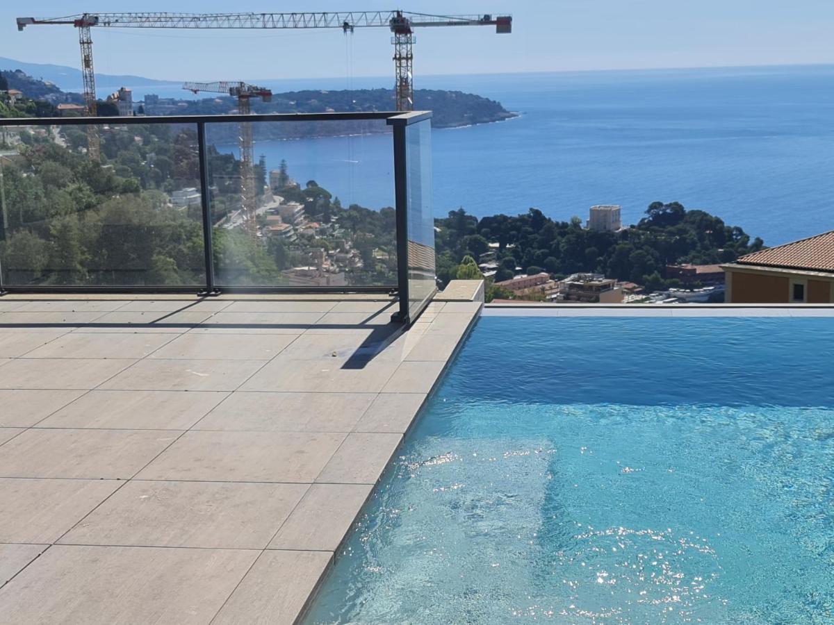 Appartement Monaco View, Pool, Garage, 100 M2 Terrace à Beausoleil Extérieur photo