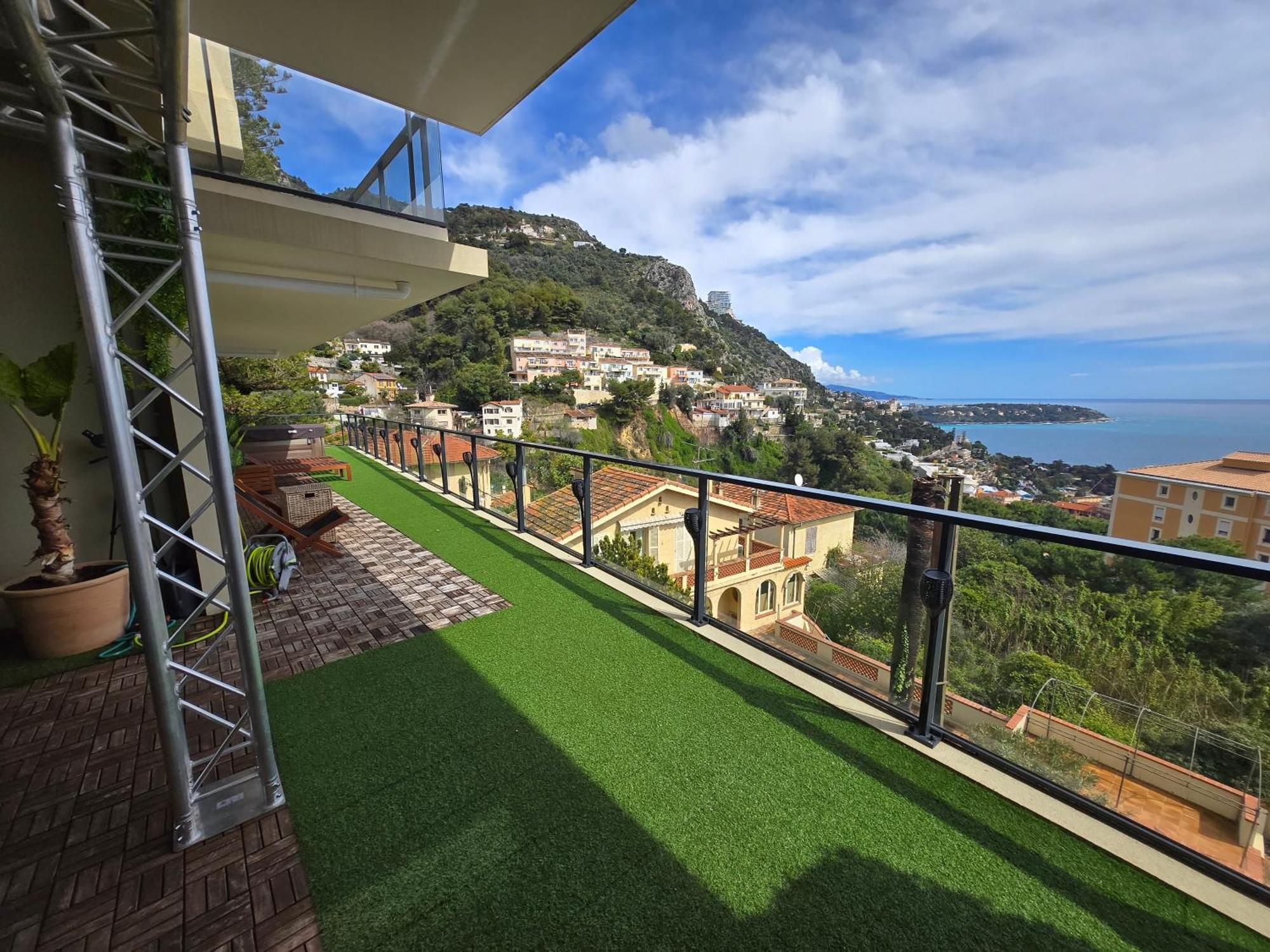 Appartement Monaco View, Pool, Garage, 100 M2 Terrace à Beausoleil Extérieur photo